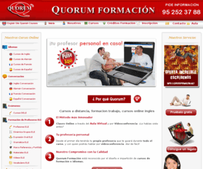 cursosformacion.net: Cursos a distancia formacion trabajo cursos online ingles
Cursosformacion.net es un centro de formacion con cursos a distancia, presencial, semipresencial y online