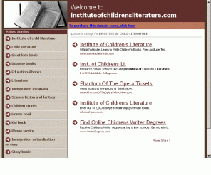 instituteofchildrensliterature.com: instituteofchildrensliterature.com
