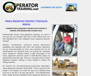 operatortraining.net: Heavy Equipment Operator Training - Mine Safety Training
Heavy Equipment Operator Training for Heavy Equipment Operators.