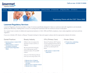 lasermet-rs.com: Lasermet Regulatory Solutions - Registration of Dentists with CQC
Help with Care Quality Commission registration for dental practices