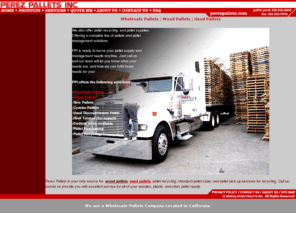 perezpallets.com: Wholesale Pallets, Wood Pallets, Used Pallets
Wholesale pallets that  are wood and some that are used pallets.
