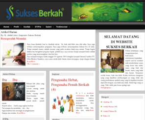 sukses-berkah.com: Sukses Berkah | Training Motivasi dan Konsultan Bisnis
Training Motivasi dan Konsultan Bisnis