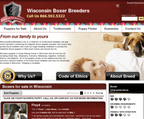 wisconsinboxerbreeders.com: Wisconsin Boxer Breeders.com
Wisconsin Boxer Breeders.com is a group of experienced Boxer breeders and dog lovers devoted to breeding the happiest Boxer puppies possible.