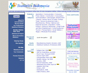 bps.go.id: Statistics Indonesia
Badan Pusat Statistik