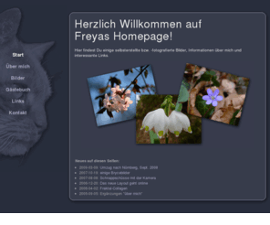 freya-m.de: Freyas Homepage - Startseite
Freyas Homepage 