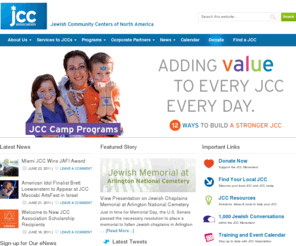 jcca.org: JCC Association — Adding Value to Every JCC, Everyday
Adding Value to Every JCC, Everyday