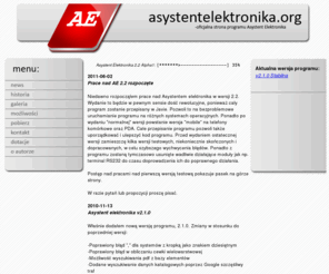asystentelektronika.org: Asystent elektronika - oficjalna strona
Oficjalna strona programu dla każdego elektronika i nie tylko. Program zawiera przeliczniki, kalkulatory, bazy danych oraz wiele innych rzeczy przydatnych elektronikowi, nie tylko początkującemu.
