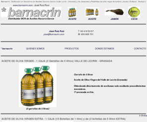 barnacrin.com: BARNACRIN - Distribuidrs BCN de Aceites Navarro García
