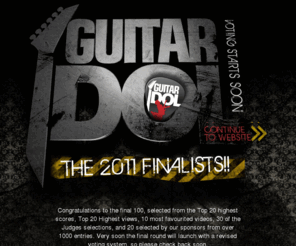 guitar-idol.com: Guitar Idol III - Home Page
