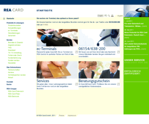 reacard.com: REA Card | Startseite       - ec-Terminals mobil und stationär, ec-Cash,  Kreditkartenakzeptanz
REA Card