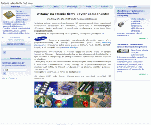 soyter.com.pl: Soyter Components: elektronika i elektroenergetyka
Soyter Components: elektronika i elektroenergetyka
