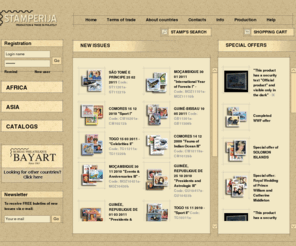 stamperija.eu: Official thematic - topical stamps, new stamp issues | STAMPERIJA
Wide assortiment of official thematic-topical stamps, new stamp issues, high quality printing of postage stamps at favourable prices. Security printing house of postage stamps.