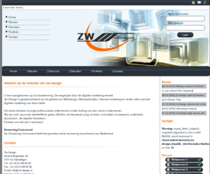 zw-design.nl: Zw-Design | Webdesign, Webshops, Zoekmachine optimalisatie, Internet marketing en Webapplicaties
Zw-Design is een jong en ondernemend internet marketing bureau dat vooral op het gebied van webdesign, webapplicaties en internet marketing actief is.