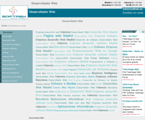 dessarrolladorweb.com.es: Desarrollador Web
Desarrollador Web Madrid, Barcelona, Valencia, Sevilla