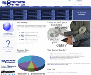 oakfordbackup.com: Oakford Datastor: Welcome
Oakford Datastor, Remote Backup