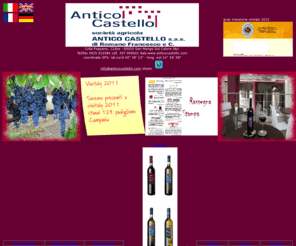 anticocastello.com: vino greco di tufo docg
La Azienda Agricola Antico Castello produce vini DOCG rinomati in tutti il mondo in special modo aglianico doc e il taurasi docg