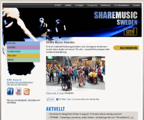 sharemusic.se: Share Music Sweden startsida - Kortkurser i dans, musik, teater och konst
