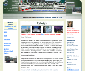 wakefieldhighschool.com: Wakefield High School
Wakefield High School Report in Raleigh, North Carolina