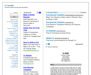 cv-template.cn: CV Template
CV,Cover Letter and Interview Information
