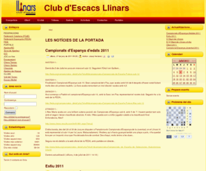 escacsllinars.net: LES NOTÍCIES DE LA PORTADA
Club d'Escacs Llinars