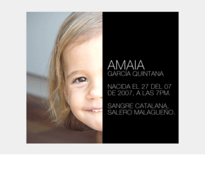 lavidadeamaia.com: La vida de Amaia
