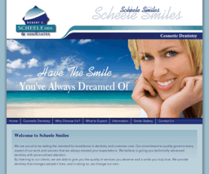 scheelesmiles.com: Scheele Smiles
Welcome to Scheele Smiles. We are proud to be setting the standard for excellence in dentistry and customer care in Fort Wayne, Indiana.