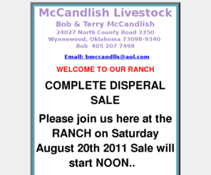 mccandlishlivestock.com: McCandlish Livestock
