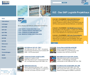 sapaii.com: Home - IGZ ist offizieller SAP SPECIAL EXPERTISE PARTNER - IGZ Logistics   IT GmbH
Home - IGZ ist offizieller SAP SPECIAL EXPERTISE PARTNER