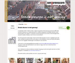 seniorenscore.nl: Senioren Score
Architectenbureau, gespecialiseerd in bouwen en verbouwen van woningen voor ouderen en gehandicapten. Verzorging van lezingen, presentaties, gastcolleges en workshops. Uitgever van werkboek en gidsen over ouder worden in eigen huis. 