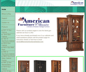 afcus.com: American Furniture Classics
by American Furniture Classics Gun Cabinets.