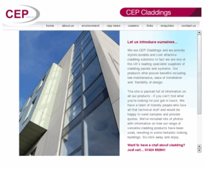 cepcladdings.com: CEP Cladding Ltd
CEP Cladding Ltd