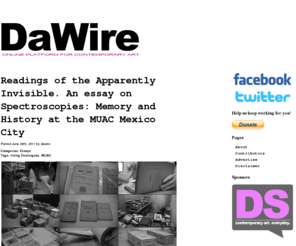 dawire.com: DaWire
Online Platform for Contemporary Art