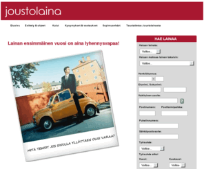 joustolaina.fi: Startsida - Collector
Collector Finance & Law är ett finansbolag som erbjuder tjänster inom  inkasso, fakturaköp, betalningslösningar, juridik samt inlåning och utlåning till företag och privatpersoner.