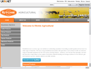 ritchie-ind.co.uk: Welcome to David Ritchie (Implements) Limited
UK2NET UK2.NET UK'S FREE DOMAIN NAMES