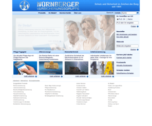 xn--nrnberger-webservices-8hc.com: < NÜRNBERGER Versicherungsgruppe > - NÜRNBERGER
Das Leistungspaket der NÜRNBERGER Versicherung: Lebensversicherung, Haftpflichtversicherung, Autoversicherung, Baufinanzierung, Beamtendarlehen, Unfallversicherung, Fondsversicherung, Riesterrente ...