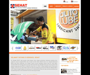 bengkelsehat.com: Sehat Pro Auto Clinic - Layanan Terpercaya - Home
Bengkel SEHAT Telah hadir di Jln. Iskandar Muda No.8 Medan pada Bulan September 2010 dengan layanan service terlengkap meliputi Ganti Oli, Salon Mobil, Perbaikan Mobil dan berbagai Service lainnya. Bengkel ini mengusung nama SPAC-12 (Sehat Pro Auto Clinic-12).