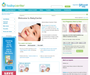 babycenter.com.my: Pregnancy, baby and toddler health information for parents and expectant parents in Malaysia
Baby Information - BabyCenter is the most complete online resource for new and expectant parents featuring resources such as unique baby names, newborn baby care and baby development stages