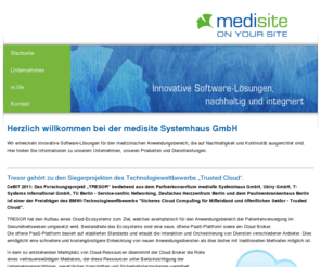 openmlife.org: medisite Systemhaus GmbH · m.life · Ihr Partner für Patientendaten-Management
medisite Systemhaus GmbH · m.life · Ihr Partner für Patientendaten-Management