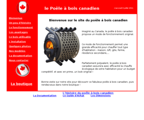 poele-canadien.com: Poele canadien - Le poêle canadien, imaginé au Canada !
Poele canadien - Le poêle canadien, imaginé au Canada !