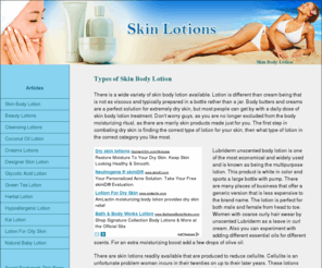 skinlotionsstore.com: Skin Body Lotion | Skin Moisturizer
Types of Skin Body Lotion