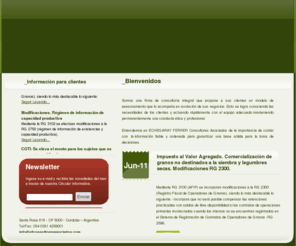 efconsultoresasociados.com: Echegaray Ferrer | Consultores Asociados
EF - Consultores Asociados - Santa Rosa 818 - CP 5000 - Cordoba – Argentina - Tel/Fax: 054 0351 4259001 - info@efconsultoresasociados.com