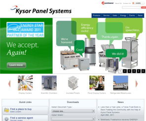 kysorpanelenvironmental.com: Kysor Panel Systems - The Largest Provider of Walk-ins in the Retail Sector!
Kysor Panel has established itself as the leading walk-in cooler, walk-in freezer, display cooler and floral cooler manufacturer for supermarkets, convenience stores and retail companies.