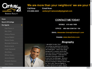 alexcolon.com: Alex Colon Century 21 Ramos Realty
alex colon real estate home website