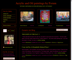 forumkmehta.com: Acrylic and Oil paintings by Forum
