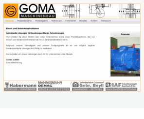 goma-gmbh.de: Seilrollen Hebetechnik Druckluftmotoren Unterflaschen Kupplungen Laufräder Kranzubehör Sonderkonstruktionen Serienproduktionen GOMA GmbH Düsseldorf
Seilrollen Hebetechnik Druckluftmotoren Unterflaschen Kupplungen Laufräder Kranzubehör für individuelle, kundenspezifische Anforderungen. GOMA GmbH 40229 Düsseldorf