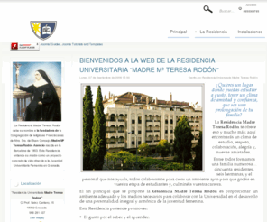 madreteresarodon.es: Residencia Universitaria Madre Teresa Rodon
Residencia Universitaria Femenina Madre Teresa Rodón