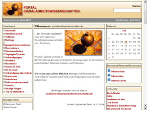 sozialarbeitswissenschaften.de: Portal Sozialarbeitswissenschaften
Die Informationsplattform rund um Fragen von Sozialarbeitswissenschaften und - forschung