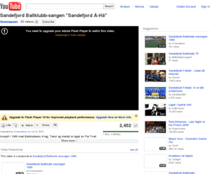 wwwgoogleusercontent.com: Sandefjord Ballklubb-sangen "Sandefjord Å-Hå"
Innspilt i 1989 med Ballklubbens A-lag. Tekst og melodi er laget av Per Tveit og Svein Greger. Heia de gule og svarte nå skal vi ut og farte!