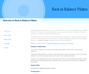 backinbalancepilates.com: Back in Balance Pilates - Home Page
Back in Balance Pilates - Home Page