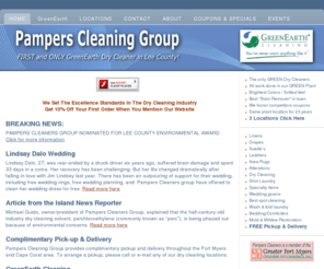 pamperscleaners.com: Pampers Dry Cleaners Group - Fort Myers & Cape Coral Florida
Pampers Dry Cleaners is a GreenEarth Dry Cleaner located in Fort Myers and Cape Coral Florida. A quality cleaning service dedicated to customer satisfaction.